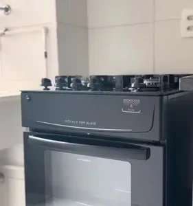 Fogão 4 Bocas Atlas Mônaco Top Glass com Mesa de Vidro e Acendimento Automático Preto Bivolt - Imagem 10