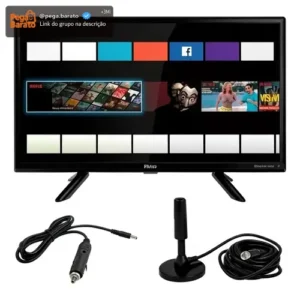 Tv Smart Digital 12v 24 Pol 12 Volts Para Caminhão + Antena - Imagem 1