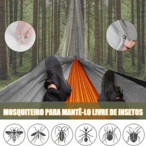 Rede De Campismo Rede Dupla De Exterior Com Rede Mosquiteira - Imagem 6