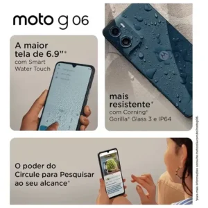 Motorola Moto G06 - 256gb 12gb (4gb Ram + 8gb Ram Boost) - Imagem 3