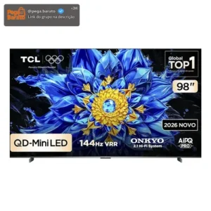Smart Tv Tcl 98 Qled Mini Led 4k P8l Wifi Bluetooth 98p8l - Imagem 1