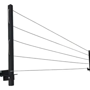 Varal De Roupa Retratil Dobravel De Parede + 20m De Corda - Imagem 7
