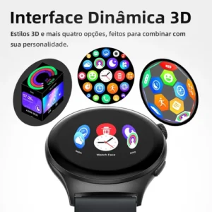 Relógio Esportivo Betdow Fb060 Tela Hd Dinâmica 3d De 1.39 - Imagem 9