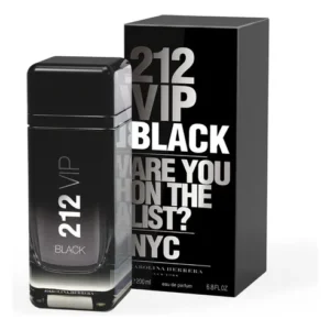 Perfume Carolina Herrera 212 VIP Black Eau de Parfum 200 ml masculino - Imagem 3
