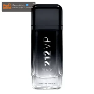Perfume Carolina Herrera 212 VIP Black Eau de Parfum 200 ml masculino - Imagem 1