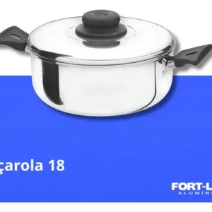 Conjunto De Panelas Caçarolas Polido Fortlar 5 Pçs. Cor Polida - Imagem 8