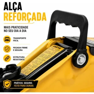 Macaco Hidraulico Jacare 2 Toneladas Jacarezinho Com Maleta - Imagem 9