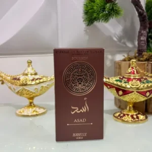 Perfume Arábe Asad Bourbon 100ml - Marca Isabelle La Belle | Fixação Intensa, Notas Amadeiradas Marcantes E Elegância Masculina - Imagem 7