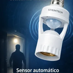 Kit 2 Sensores De Presença Iluminação Lâmpada Soquete E27 - Imagem 10
