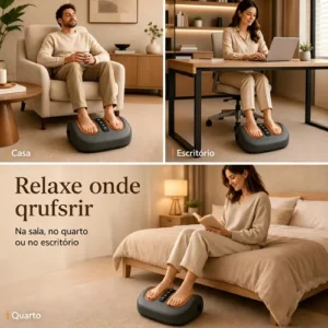 Massageador Pes Elétrico Anti Stress Pernas Relaxe Confort - Imagem 9