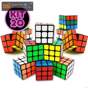 Kit 20 Cubo Magico Lembrancinha Atacado Aniversario Brindes - Imagem 1