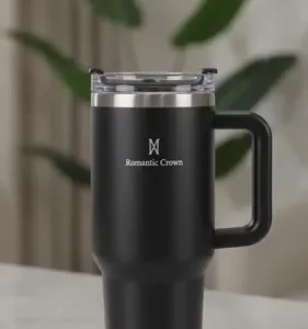 Copo Térmico Gigante 1,2l Inox Com Tampa E Inox Canudo Cor Preto Cor Pura / Material Fosco - Imagem 12