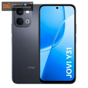 Smartphone Jovi Y31 512GB 16GB RAM (8+8GB RAM expansível) Câmera 50mp Bateria 7200mah - Preto - Imagem 1