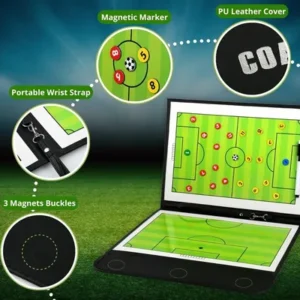 Kit Prancheta Quadro Tática Magnética Para Campo Futebol - Imagem 6