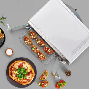 Forno E Fritadeira Sem Óleo Oster 42l French Door 2 Em 1 Cor Prateado TSSTTVFDMAF - Imagem 10
