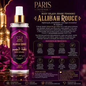 Body Splash Arabe C/4un 200ml Perfume Feminino de Luxo Alta Concentração - Imagem 5
