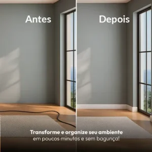 Kit 5 Barras 2m Rodapé Poliestireno Frisado 10cm Altura Alut - Imagem 7
