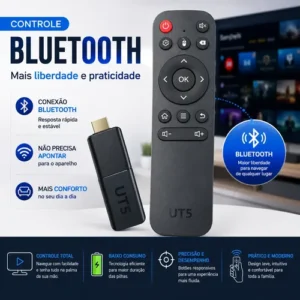 Smart Tv Box Stick 4k Android Tv C/play Store Baixa Apps - Imagem 7
