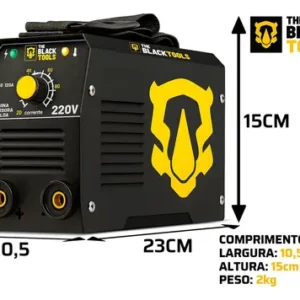 Máquina Solda Inversora Mma The Black Tools Preto 50/60hz Voltagem - Imagem 5