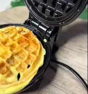 Mini Máquina De Fazer Waffle Panqueca Portátil Elétrica 110v - Imagem 22