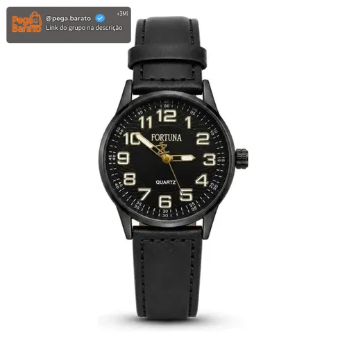 Relógio De Pulso Masculino Fortuna Old Money Minimalista