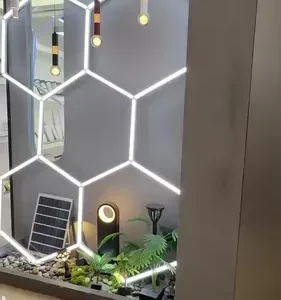 Iluminação Led Hexagonal Colmeia 8 Células Branco Frio Teto - Imagem 2