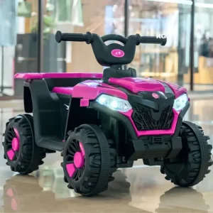 Quadriciclo Com Pedal Elétrico 6v Som E Farol Led Rosa Cor Rosa-pink Voltagem Do Carregador 127/220v - Imagem 8