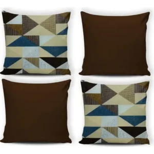 Kit 4 Capa De Almofada Com Zíper Gorgurinho 45x45cm - Imagem 4