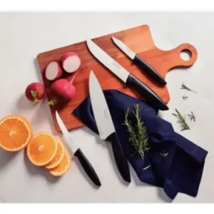 Jogo Facas Tramontina Kit Conjunto Faca Cozinha Churrasco 4p - Imagem 3
