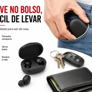 Fone De Ouvido Original Xiaomi Redmi Airdots 2 Preto Preto - Imagem 3