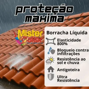 Impermeabilizante Borracha Líquida 18kg Externo E Interno - Imagem 4