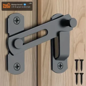 Trava De Segurança Para Porta Com Fecho Deslizante - Imagem 1