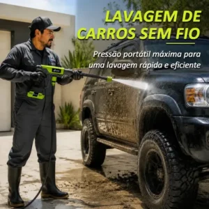 Lavadora de Alta Pressão Portátil Adeske 6 em 1 Com 2 Baterias e Bico Multiuso - Imagem 7