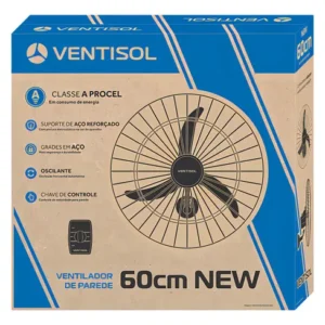 Ventilador Osc Parede 60cm Preto Ventisol - Imagem 5