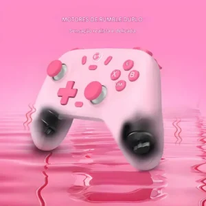 Controle Gamesir T4 Nova Lite Sem Fio Para Pc Switch Android Ios Steam Celular Hall Effect Cor Rosa - Imagem 8