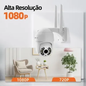 Câmera Segurança Externa Ip Wi-fi Inteligente Com Alarme, 360° Full Hd Ptz Visão Noturna Colorida Rastreamento Humanóide Áudio Bidirecional Ip66 À Prova D'água E À Prova De Poeira Yoosee/ICSEE - Imagem 7