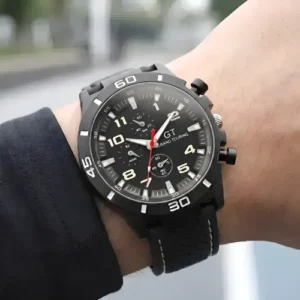 Relógio Masculino Quartzo Esportivo Casual Pulseira Silicone - Imagem 3