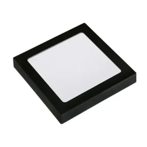 Plafon Led Quadrado Sobrepor Estrutura Preta Bivolt 110v/220v Painel Luminária Com Driver 18w Slim 20x20 Teto Quarto Sala Cozinha Corredor Escritório Forro Gesso Pvc Madeira 6500K Vmd Homecenter - Imagem 4