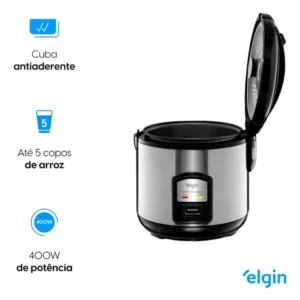 Panela de Arroz Elétrica Elgin 5 Xícaras 1 Litro 400W - Imagem 6