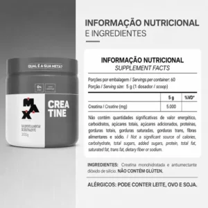 Creatina Monohidratada 300g Pó - Imagem 8
