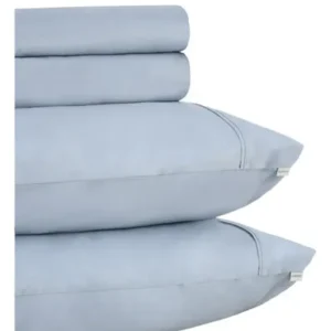 Jogo De Cama Super King Buddemeyer Cotton Essential Cor Azul-005 - Imagem 3