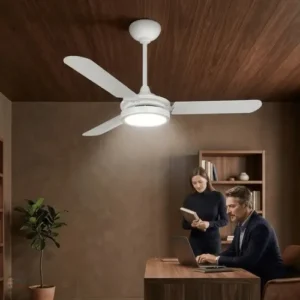 Ventilador de Teto Ventex Valen LED 3 Pás 1.1m Branco Silencioso - Imagem 8