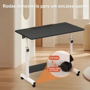 Mesa Notebook Altura Ajustável Tampo Reclinável Vie Idéale Preto - Imagem 5