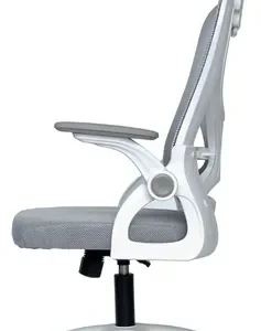 Cadeira De Escritório Columbus Presidente Ergonomica Cinza Mesh - Imagem 6