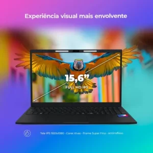 Notebook Positivo Vision R15M com Minitela, AMD Ryzen 3, 8GB de RAM e SSD de 256GB - Imagem 11