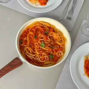 Frigideira Cerâmica 24cm Grande Premium Antiaderente Fogão Cooktop Indução Gás Elétrico Panela Frita Sem Óleo Não Gruda - Imagem 8
