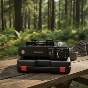 Kit Fogareiro Fogão Portátil Camping Pesca + Acessórios - Imagem 10