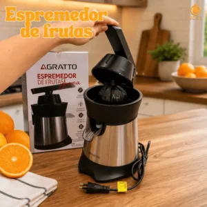 Espremedor De Frutas Limão Laranja 120w Inox Extrator Preto - Imagem 3
