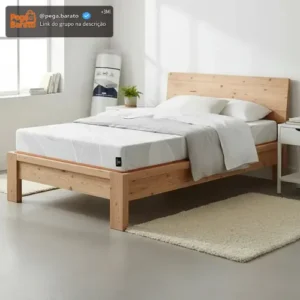 Colchão Solteiro Ortopédico Espuma D33 A Vácuo - Lucas Home Branco - Imagem 1