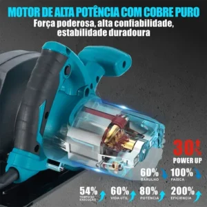 Serra Circular Elétrica 185mm 1800w 8000rpm Profissional - Imagem 5